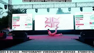 Dance Performance by Talented Boy | Baddi University Dance Competition 2025 | D Dance Planet Academy