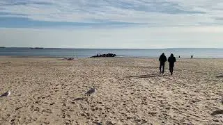 NEW-YORK CITY WALK BRIGHTON BEACH - 4K - NOV 2022