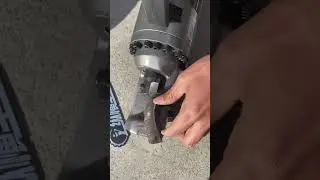 Portable steel bar cutting machine demonstration