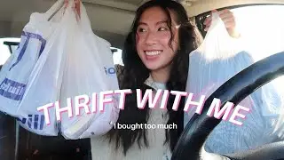 I Thrifted My DREAM Spring Wardrobe 👙| Try-On Haul, thrift with me vlog