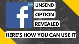 Facebook UNSEND - Here's How You Can Delete Accidental Sent Messages PERMANENTLY 😅
