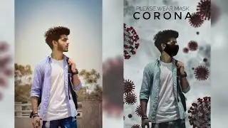 corona virus new concept photo editing in picsart/vs pictures