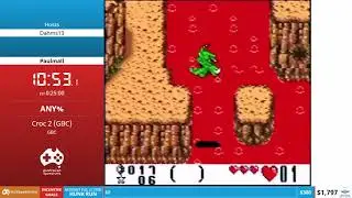 Croc 2 (GBC) - any% Speedrun by Paulmall - FAST 2020