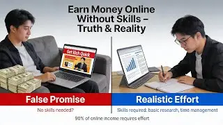 Earn Money Online Without Skills &ndash; Truth & Reality