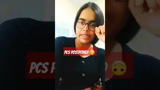 #pcs #postpone #upsc #uppsc #uppsc2024pre #up #update #pcsexams #uppcsnews #study #aspirantlife #yt