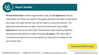 Photosensitive Glass Market Insights and Forecast to 2026