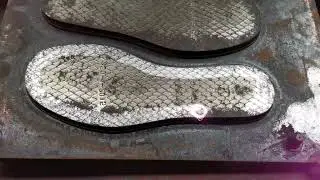 Protable  Laser cleaning Shoes Sole Mold Carbon Deposits from Release Agents removal