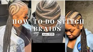 ✨How to do stitch braids (tutorial) // Tiktok compilation ☺️