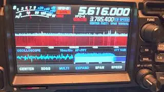 Gander Newfoundland Air Traffic Control is busy Yaesu FTdx10 5616 kHz USB Shortwave