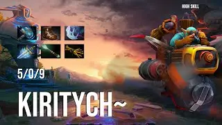 Dota 2 Pro Gameplay   Kiritych~   Gyrocopter   5 0 9   High Skill Dota 2 / Carry / 10 Rank