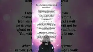 Bible Verses for Anxiety | Scripture-Only Prayer That Brings Peace