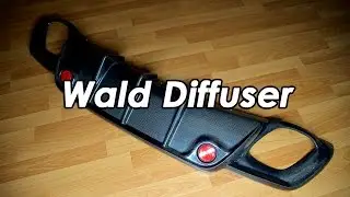 DIY: Wald International Bison Rear Diffuser on Lexus ISF