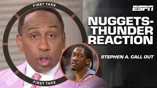 Stephen A. CALLS OUT Jalen Williams after Game 6 loss vs. Nuggets 🗣️ 'UNACCEPTABLE!' | First Take