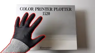 NOS 1520 Commodore Plotter Printer Unboxing | ASMR Unboxing