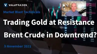 Trading Gold at Key Resistance.  Brent Crude in Downtrend? Trading NZD Reversal.