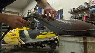 Bad Repair On Rusty 2 Stroke Pipe  MXZX Don't Do This At Home