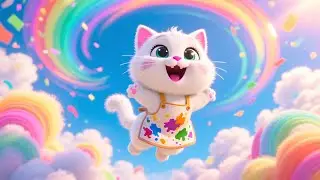 Kitty's Rainbow ABC Party 🌈🐱 | Learn ABC for Kids | Alphabet Song for Children