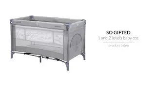 KikkaBoo | 1 and 2 levels baby cot So Gifted