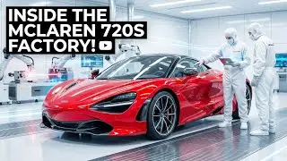 McLaren 720S Factory: Laser Cutting Raw Carbon Fiber for Monocage II Chassis Process