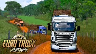 HOJE A VIAGEM FOI TRANQUILA com 32 TONELADAS DE TIJOLOS! - EURO TRUCK SIMULATOR 2