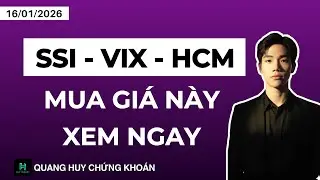 Chứng khoán ngày 16/01 | SSI - HCM - VIX - Mua ngay tại giá này