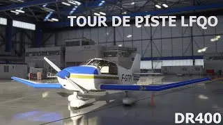 Tour de piste LFQO (Marcq-en-Barœul) - DR400 - Microsoft Flight Simulator