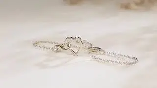 Silver infinity Heart Pendant |Silver necklace| Silver Heart Pendant Necklace| 92.5 silver Pendant