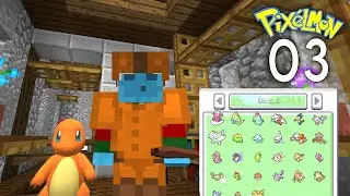 Minecraft Pixelmon - Ep. 3: BUILDING OUR TEAM! (Modded Minecraft 1.12)