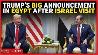 Trump In Egypt LIVE: US Leader, El-Sisi&rsquo;s Big Announcement At Gaza Summit | Israel | Hamas | US News