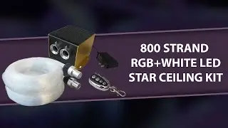 800 Strand RGB+W LED Star Ceiling Kit by WieDaMark.com
