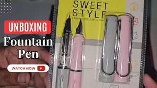 Unboxing & Setup of a Fountain Pen &ndash; First Impressions & Writing Test!