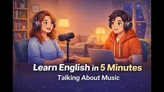 Talking About Music - Learn English conversation in 5 Minutes (Beginner to Intermediate Tutorial)