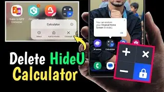 How to Delete HideU Calculator | Uninstall HideU App | Phone Se HideU Calculator Remove Kaise Kare