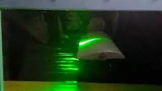 Flow over a airfoil - smoke visualization