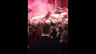 Scottish Independence - Pro-British Loyalists on Queen Street, Glasgow - Friday 19th Sept 2014