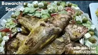 Trailer |Bawarchi's Special |Grilled Red Fish|Grilled Hake|Greek Salad|Vegetables Pulao|Wedges