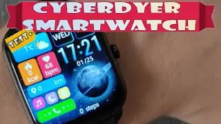 CyberDyer Smartwatch Test Review Bewertung Fitness Tracker Pulsmesser Schlafmonitor Schrittz&auml;hler