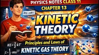 Physics Notes Class 11 CHAPTER 13 | KINETIC THEORY : Principles and Laws of Kinetic Gas Theory