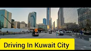 KUWAIT  🇰🇼// Driving in Kuwait City //video Tour(4K).#youtube #travel #video.