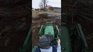 Bon Fire  Debris Restack #johndeereequipment