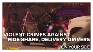 Three cases of violent crime against ride share, food delivery drivers this week