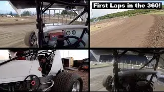 My First Laps in the 360 Sprint Car!