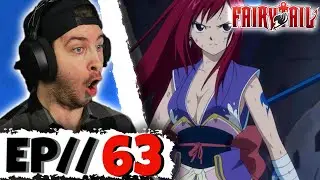 ERZA VS MIDNIGHT!! // Fairy Tail Episode 63 REACTION - Anime Reaction