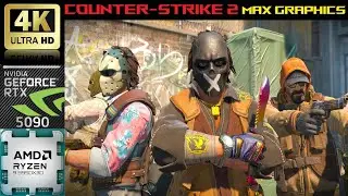 [4K] Counter Strike 2 MVP - Nvidia RTX 5090 AMD Ryzen 9950x3D #gaming #cs2 #pc #cs #fyp #game #csgo
