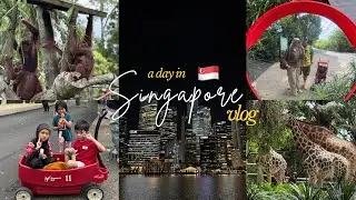 A day in Singapore Vlog | first time jejak Zoo walaupun seberang tambak