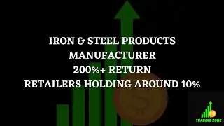 200% Return| Retailers holding around 10%| Iron & steel products manufacturer| VISA STEEL share