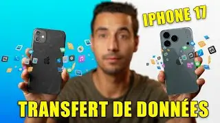 Transfert de donn&eacute;es d&rsquo;un ancien iPhone vers iPhone 17