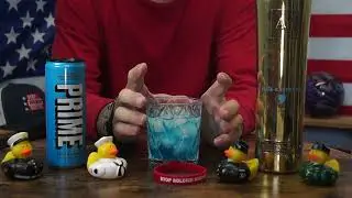 Barry Roberts - AU Blue Raspberry Vodka & Prime Blue Raspberry Energy Drink