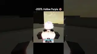 -200% hollow purple 😭 #jjs #jujutsushenanigans