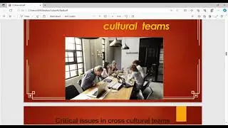 Cross Cultural Issues in International Business part II/ Global Business Environment